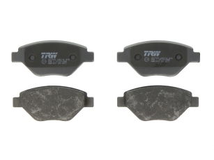 Купить GDB1571 TRW Тормозные колодки передние Megane 2 (1.4, 1.4 16V) без датчика износа